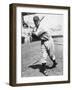 Baseball Player Bill Terry in Batting Stance-null-Framed Photographic Print