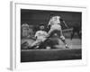 Baseball Player Chico Fernandez Sliding into Base-null-Framed Premium Photographic Print