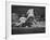 Baseball Player Chico Fernandez Sliding into Base-null-Framed Premium Photographic Print