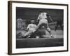 Baseball Player Chico Fernandez Sliding into Base-null-Framed Premium Photographic Print