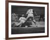 Baseball Player Chico Fernandez Sliding into Base-null-Framed Premium Photographic Print