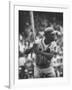 Baseball Player Hank Aaron Waiting for the Pitch-George Silk-Framed Premium Photographic Print