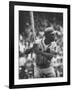 Baseball Player Hank Aaron Waiting for the Pitch-George Silk-Framed Premium Photographic Print