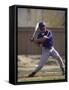 Baseball Player in Action Batting-null-Framed Stretched Canvas