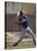 Baseball Player in Action Batting-null-Stretched Canvas