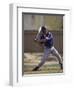 Baseball Player in Action Batting-null-Framed Photographic Print