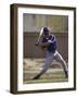 Baseball Player in Action Batting-null-Framed Photographic Print