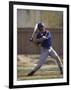 Baseball Player in Action Batting-null-Framed Photographic Print