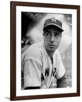 Baseball Player Joe Di Maggio in His New York Yankee Uniform-Alfred Eisenstaedt-Framed Premium Photographic Print