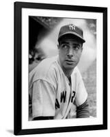 Baseball Player Joe Di Maggio in His New York Yankee Uniform-Alfred Eisenstaedt-Framed Premium Photographic Print