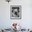 Baseball Player Joe Di Maggio Kneeling in His New York Yankee Uniform-Alfred Eisenstaedt-Framed Premium Photographic Print displayed on a wall