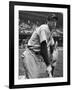 Baseball Player Joe Di Maggio Kneeling in His New York Yankee Uniform-Alfred Eisenstaedt-Framed Premium Photographic Print