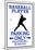 Baseball Player Parking Only-null-Mounted Poster