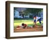 Baseball Player Sliding into Base-Bill Bachmann-Framed Photographic Print