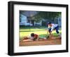 Baseball Player Sliding into Base-Bill Bachmann-Framed Photographic Print