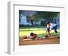 Baseball Player Sliding into Base-Bill Bachmann-Framed Photographic Print