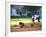 Baseball Player Sliding into Base-Bill Bachmann-Framed Photographic Print
