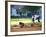 Baseball Player Sliding into Base-Bill Bachmann-Framed Photographic Print