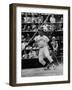 Baseball Player Willie Mays Hitting a Ball-null-Framed Premium Photographic Print