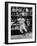 Baseball Player Willie Mays Hitting a Ball-null-Framed Premium Photographic Print