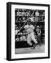 Baseball Player Willie Mays Hitting a Ball-null-Framed Premium Photographic Print