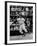 Baseball Player Willie Mays Hitting a Ball-null-Framed Premium Photographic Print