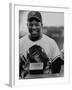 Baseball Player Willie Mays Posing for a Picture-null-Framed Premium Photographic Print