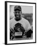 Baseball Player Willie Mays Posing for a Picture-null-Framed Premium Photographic Print