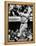 Baseball Player Willie Mays Watching Ball Clear Fence for Home Run in Game with Dodgers-Ralph Morse-Framed Stretched Canvas