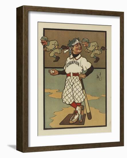 Baseball Player-null-Framed Giclee Print