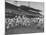 Baseball Players Catch Ball Thrown by Pres. Harry S. Truman at Opening Game for Washington Senators-Marie Hansen-Mounted Premium Photographic Print