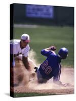 Baseball Players in Action-null-Stretched Canvas