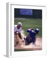 Baseball Players in Action-null-Framed Photographic Print