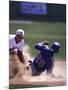 Baseball Players in Action-null-Mounted Photographic Print