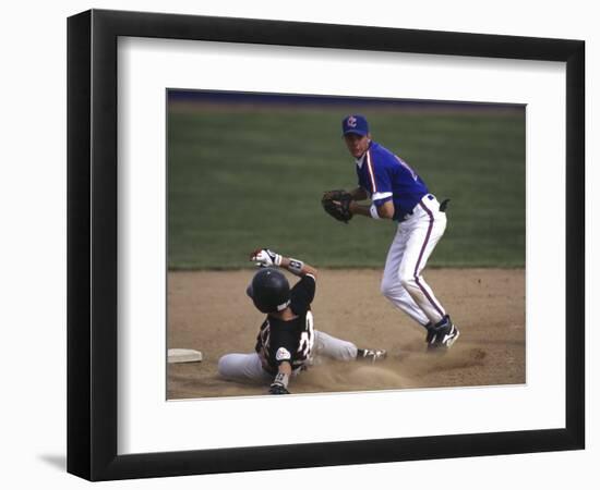 Baseball Players in Action-null-Framed Photographic Print