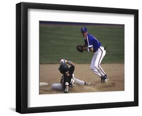 Baseball Players in Action-null-Framed Photographic Print