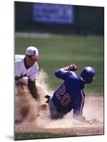 Baseball Players in Action-null-Mounted Photographic Print