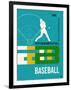 Baseball Poster-NaxArt-Framed Premium Giclee Print