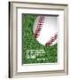 Baseball Quote-Sports Mania-Framed Art Print