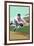 Baseball - Shortstop-Lantern Press-Framed Art Print