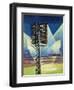 "Baseball Stadium at Night," June 28, 1941-Roy Hilton-Framed Giclee Print