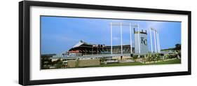 Baseball Stadium in a City, Kauffman Stadium, Kansas City, Missouri, USA-null-Framed Photographic Print