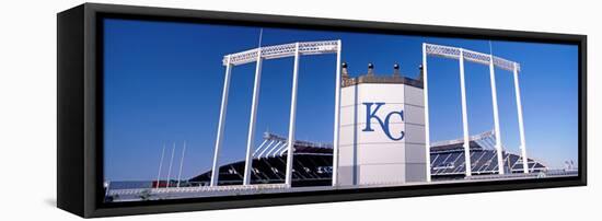 Baseball Stadium, Kauffman Stadium, Kansas City, Missouri, USA-null-Framed Stretched Canvas