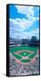 Baseball Stadium, Texas Rangers V. Baltimore Orioles, Dallas, Texas-null-Framed Stretched Canvas