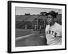 Baseball Star, Willie Mays on the Field-null-Framed Premium Photographic Print