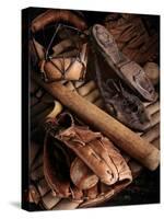 Baseball Still Life-null-Stretched Canvas