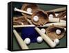 Baseball Still Life-null-Framed Stretched Canvas