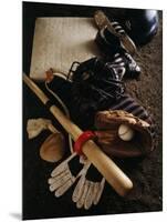 Baseball Still Life-null-Mounted Photographic Print
