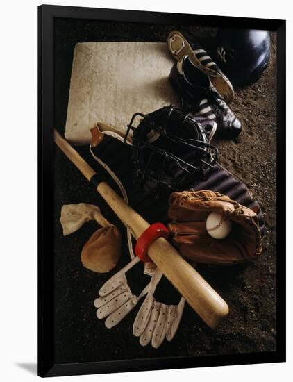 Baseball Still Life-null-Framed Photographic Print