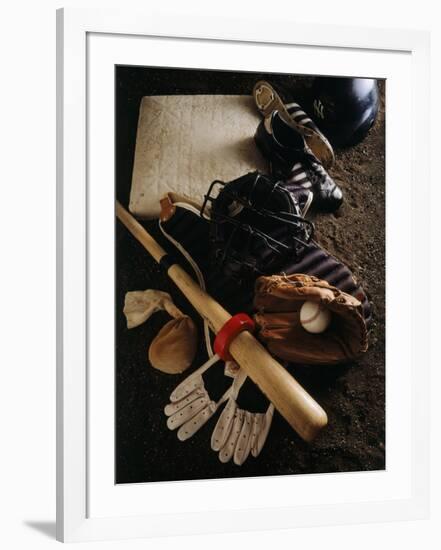 Baseball Still Life-null-Framed Photographic Print